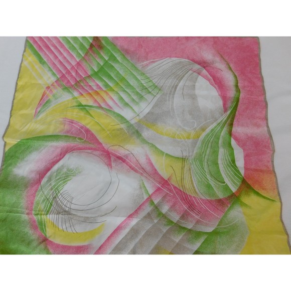 CASCA MULTI-COLOR SILK SCARF - Picture 1 of 7